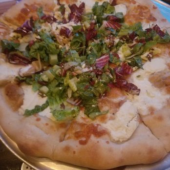 Baker's Bar - White pizza with salad - Bars Near Me - Charleston, South Carolina Baker's Bar - White pizza with salad - Bars Near Me - Charleston, South Carolina