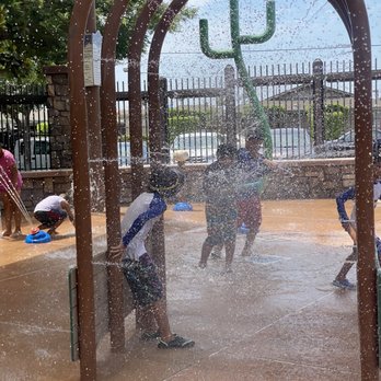 Harry Dotson Park - My son in the Water splash - Parks Near Me - Stanton, California