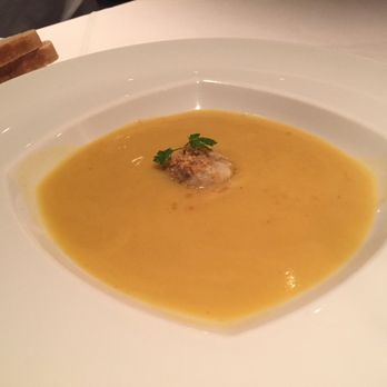 Gary Danko - Butternut squash soup with duck ravioli - New American Near Me - San Francisco, California