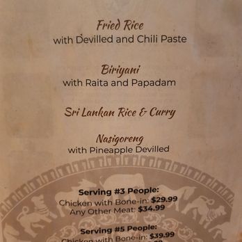 Spicy Zest - Restaurant & Bar - Menu - Sri Lankan Near Me - Farmers Branch, Texas Spicy Zest - Restaurant & Bar - Menu - Sri Lankan Near Me - Farmers Branch, Texas