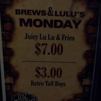 Lucky's 13 Pub - Monday specials - American Near Me - Burnsville, Minnesota Lucky's 13 Pub - Monday specials - American Near Me - Burnsville, Minnesota