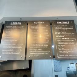 Gangnam Teriyaki & Korean Cuisine - Menu