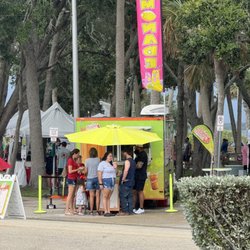 Our tiny food truck serves juices, lemonades, sandwiches, salads (preorder), and also decadent dessert waffles! Catering all your needs.