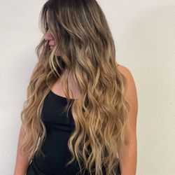 Method Hair Studio - 28" custom hand tied extensions by Olivia Zimmerman.