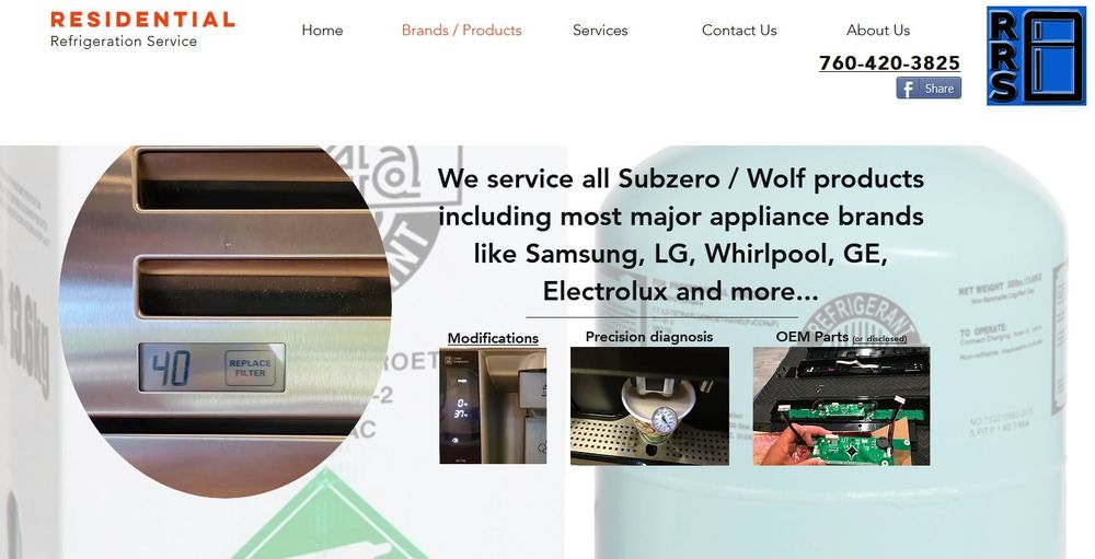 RESIDENTIAL REFRIGERATION SERVICE Updated May 2024 Request a Quote