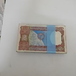 Clyde Vincett - 100 rare indian bsnk noted rs2 gem unc for sale
