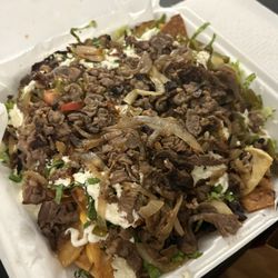 Nachos de asada