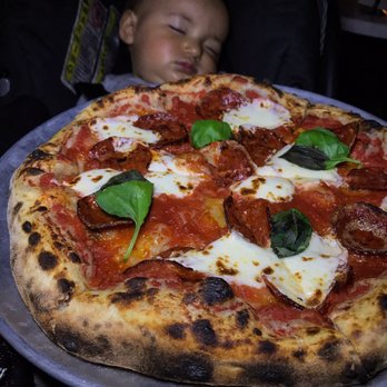 Ops - Margherita Pizza ($16) with Pepperoni (+ $2) - Pizza Near Me - Brooklyn, New York Ops - Margherita Pizza ($16) with Pepperoni (+ $2) - Pizza Near Me - Brooklyn, New York