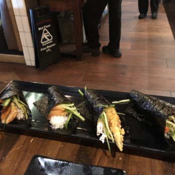 Sake 2 Me Sushi - 4 different types of hand rolls - Sushi Bars Near Me - Cerritos, California Sake 2 Me Sushi - 4 different types of hand rolls - Sushi Bars Near Me - Cerritos, California