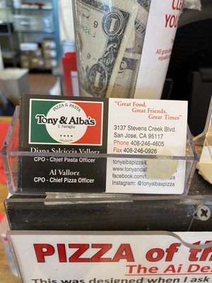 Tony & Alba’s Pizza and Pasta by null