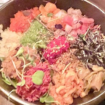 Barn Joo - Sashimi Bibimbap. 4 stars. IG: @amei.eats - Korean Near Me - New York, New York Barn Joo - Sashimi Bibimbap. 4 stars. IG: @amei.eats - Korean Near Me - New York, New York