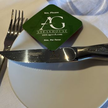 AG Steakhouse - Green means go red means I have the meat sweats - Brazilian Near Me - Westbury, New York AG Steakhouse - Green means go red means I have the meat sweats - Brazilian Near Me - Westbury, New York