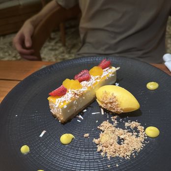 Ave - Coconut mango cheesecake - Mediterranean Near Me - Tampa, Florida