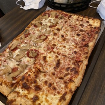 Ralph's Tavern - Pizza, half cheese/half pep/mushroom - Italian Near Me - Albany, New York Ralph's Tavern - Pizza, half cheese/half pep/mushroom - Italian Near Me - Albany, New York