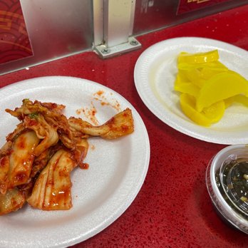 Combo House - Kim chi and pickled turnip. - Chinese Near Me - Diamond Bar, California