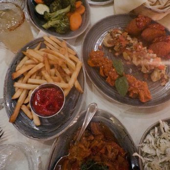 Carousel Restaurant - Plates on plates! - Middle Eastern Near Me - Glendale, California