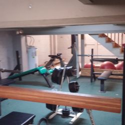 Everyday Fitness - Bench press stations.