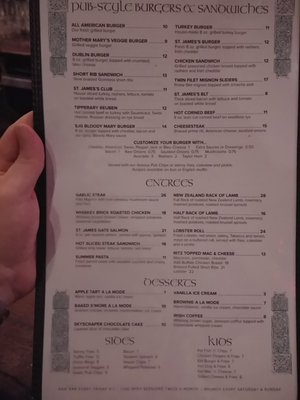 Menu photo 4 St James's Gate Publick House Maplewood, NJ