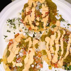 Toco Lab - Super Taco Plate  Chicken, beef, or veggie topped with pico, cotija, cilantro & your choice of sauce. Served with sour cream.