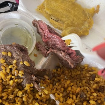 Orozco's - This was supposed to be churrasco, charred skirt steak cooked well. - Puerto Rican Near Me - San Juan, Puerto Rico Orozco's - This was supposed to be churrasco, charred skirt steak cooked well. - Puerto Rican Near Me - San Juan, Puerto Rico