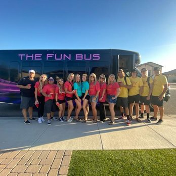 The Fun Bus - This team had some tough competition during the day, and the last thing they wanted was to be separated in separate vehicles. - Party Bus Rentals Near Me The Fun Bus - This team had some tough competition during the day, and the last thing they wanted was to be separated in separate vehicles. - Party Bus Rentals Near Me