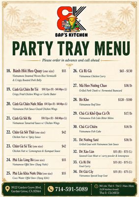 Menu photo 1 Bap’s Kitchen Garden Grove, CA Menu photo 1 Bap’s Kitchen Garden Grove, CA