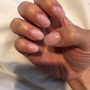 Minh Ly's Nails - Uneven and gross. Looks like a manicure that's 2 months old not 10 minutes. - Nail Salons Near Me - Santa Barbara, California Minh Ly's Nails - Uneven and gross. Looks like a manicure that's 2 months old not 10 minutes. - Nail Salons Near Me - Santa Barbara, California