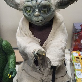 The Toy Drop - NOT FOR SALE: Yoda, life size, but still cool to look at - Toy Stores Near Me - Indianapolis, Indiana The Toy Drop - NOT FOR SALE: Yoda, life size, but still cool to look at - Toy Stores Near Me - Indianapolis, Indiana