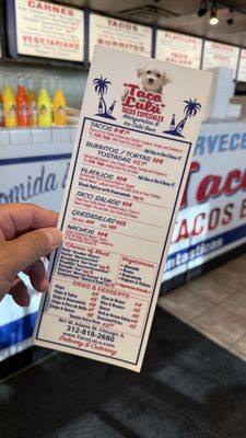 Menu photo 2 Taco Lulú Chicago, IL Menu photo 2 Taco Lulú Chicago, IL