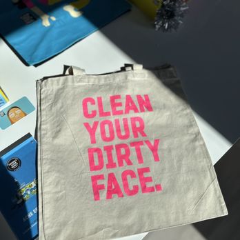 Clean Your Dirty Face - Tote bag - Skin Care Near Me - St. Petersburg, Florida Clean Your Dirty Face - Tote bag - Skin Care Near Me - St. Petersburg, Florida