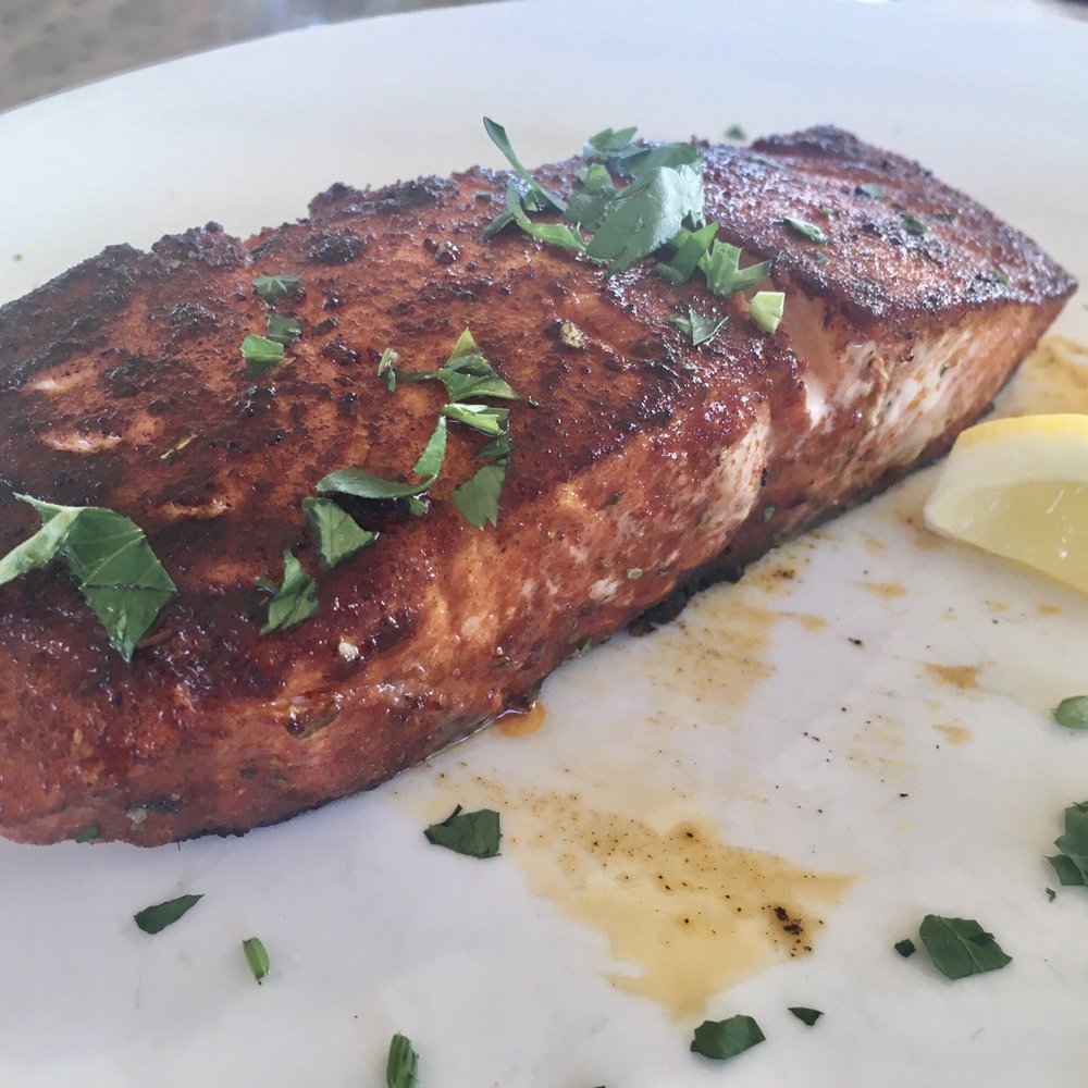 DeWolf Tavern - Blackened salmon - New American Near Me - Bristol, Rhode Island DeWolf Tavern - Blackened salmon - New American Near Me - Bristol, Rhode Island