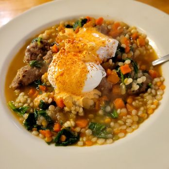 Sneakers Bistro - Italian wedding soup warms body and soul. - Breakfast & Brunch Near Me - Winooski, Vermont