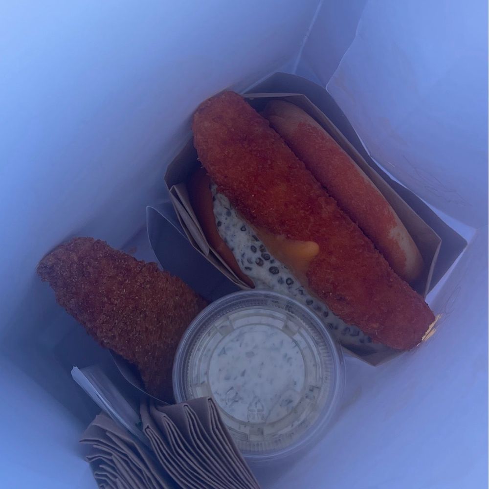 Daybird - Cod sando with caviar - Chicken Shop Near Me - Los Angeles, California