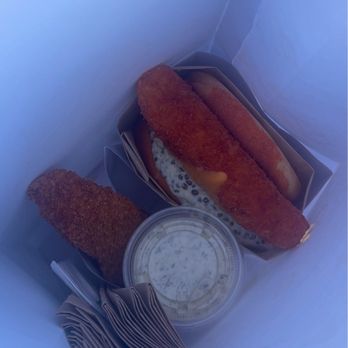 Daybird - Cod sando with caviar - Chicken Shop Near Me - Los Angeles, California