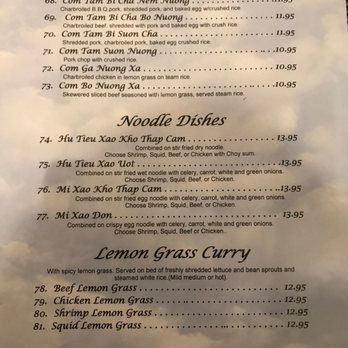 Ben Thanh Restaurant - Menu page 6 - Vietnamese Near Me - Matthews, North Carolina Ben Thanh Restaurant - Menu page 6 - Vietnamese Near Me - Matthews, North Carolina