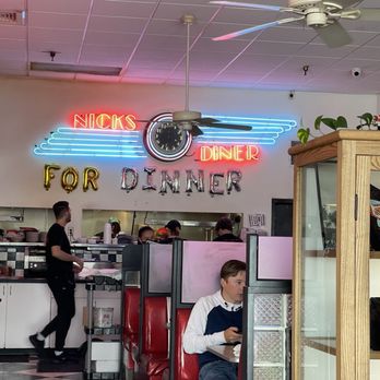 Nick's 50's Diner - Neon signs - Diners Near Me - West Palm Beach, Florida