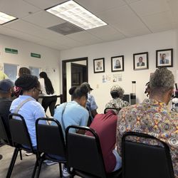 Jamaican Consulate - Packed waiting room