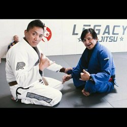 NoHo MMA - Professor Steve Baca training with Professor Gus Palmos
