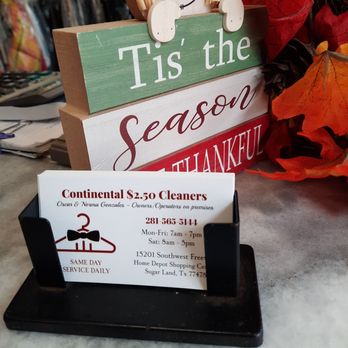 Continental Cleaners - Biz cards - Laundry Services Near Me - Sugar Land, Texas Continental Cleaners - Biz cards - Laundry Services Near Me - Sugar Land, Texas