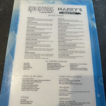 Sirata Beach Resort - Bar menu - Venues & Event Spaces Near Me - St Pete Beach, Florida