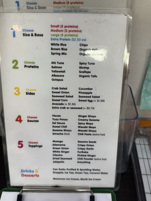 Menu photo 3 Poke Rainbow Redondo Beach, CA