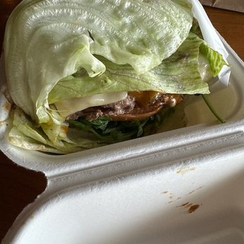 Hopdoddy Burger Bar - Cadillac Burger dressed in lettuce (yay!) - Burgers Near Me - Austin, Texas Hopdoddy Burger Bar - Cadillac Burger dressed in lettuce (yay!) - Burgers Near Me - Austin, Texas