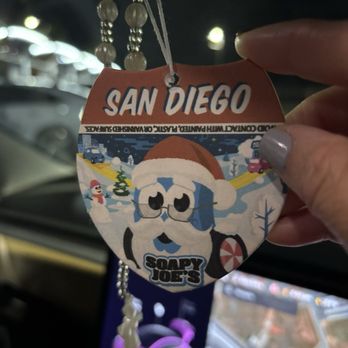 Soapy Joe's - Christmas air freshener. - Car Wash Near Me - San Diego, California