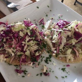 Seabirds Kitchen - Beer battered avocado tacos- delicious! - Vegan Near Me - Costa Mesa, California