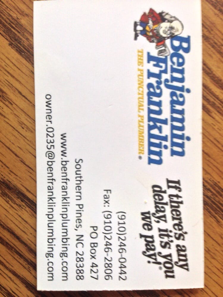 Slide of Benjamin Franklin Plumbing