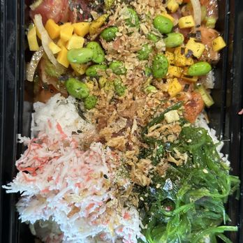 Tiger Plate - Large poke bowl - delicious!! - Hawaiian Near Me - Costa Mesa, California Tiger Plate - Large poke bowl - delicious!! - Hawaiian Near Me - Costa Mesa, California