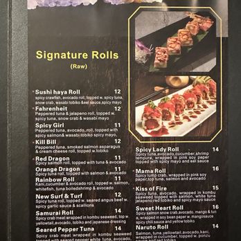 Sushi Haya - Menu - Sushi Bars Near Me - Cypress, Texas
