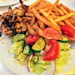 Poissonerie Restaurant Mediteraneene - Shrimp plate