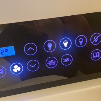 Hub By Premier Inn - Light and temperature control board - Hotels Near Me - London, XGL