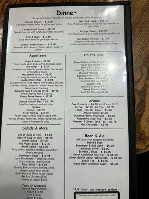 Menu photo 5 Balance Rock Eatery & Pub Helper, UT